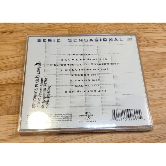 Thalia Music CD - La Sensacion de Thalia - Jewel Case-Latino-Hispanic-Spanish - Picture 2 of 4